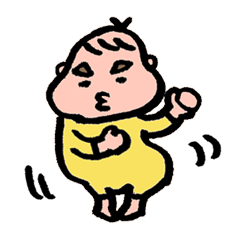 [LINEスタンプ] 三角眉毛のうーちゃん2