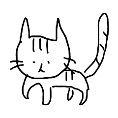 [LINEスタンプ] メモ書き猫