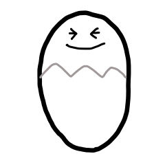 [LINEスタンプ] たまごのちょっとした日常