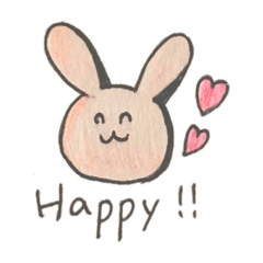 [LINEスタンプ] ゆるふわラビット