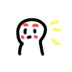 [LINEスタンプ] 中1女子の落描き。