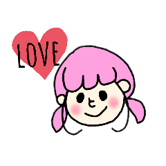 [LINEスタンプ] ぴんくちゃんの日常＊.゜