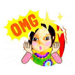 [LINEスタンプ] HANAchanと仲間達