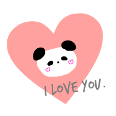 [LINEスタンプ] 私のpandaちゃん