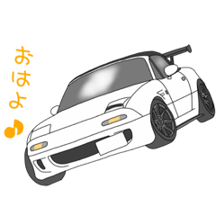 [LINEスタンプ] 純白☆BPRS号スタンプver.2