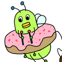 [LINEスタンプ] むしと友達 (日本語版)