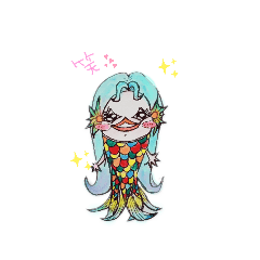 [LINEスタンプ] amabie～手書き～