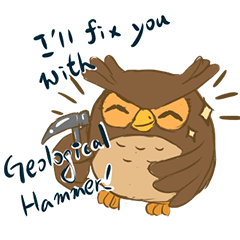 [LINEスタンプ] 科学家ミスターフクロウさんの日常