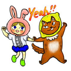 [LINEスタンプ] レモンねこスタンプ