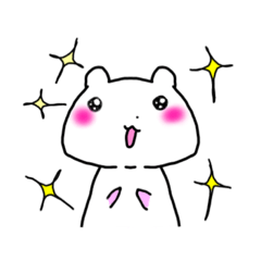 [LINEスタンプ] 敬語を喋るハムスターっぽい何か