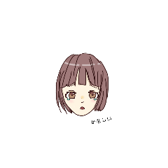 [LINEスタンプ] 女の子とパンのスタンプ