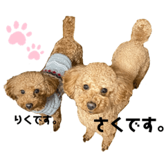 [LINEスタンプ] さくですりくです。2