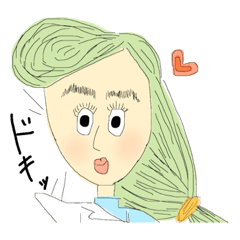 [LINEスタンプ] 可愛いおんなの子達