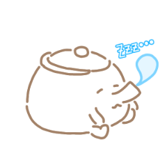 [LINEスタンプ] ただのやかん