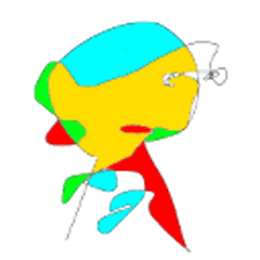 [LINEスタンプ] 画伯の使えないひとふで描き