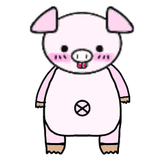 [LINEスタンプ] ぶたちゃん〜life①〜