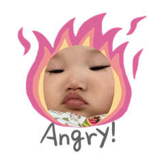 [LINEスタンプ] 台日混血兒芽生ちゃん