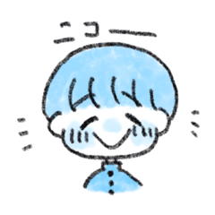 [LINEスタンプ] 水色ちゃん。1