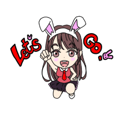 [LINEスタンプ] うさ子ちゃんスタンプ