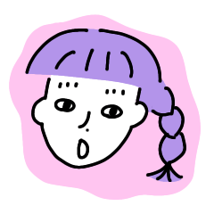 [LINEスタンプ] 初代ユニークガール