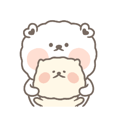 [LINEスタンプ] 愛らしい耳を持った熊
