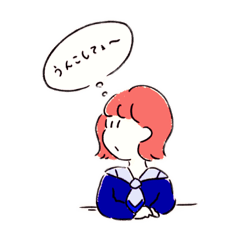 [LINEスタンプ] 女子高生の織田さん。