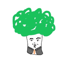 [LINEスタンプ] ぶろっこりーの営業