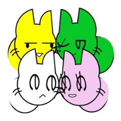 [LINEスタンプ] へのへのねこじ！