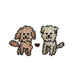[LINEスタンプ] ココとサリ2