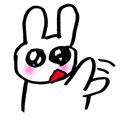 [LINEスタンプ] ゆるゆるゆるうさぎ