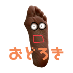 [LINEスタンプ] シュール足家族