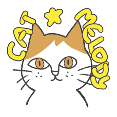 [LINEスタンプ] メロディキャット挨拶スタンプ