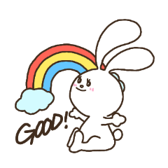[LINEスタンプ] しろうさCANDY