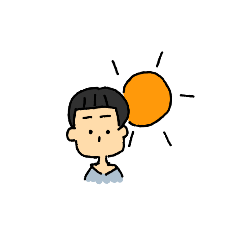 [LINEスタンプ] おん眉のとおるくん