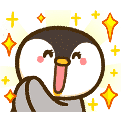 [LINEスタンプ] 元気なペンギン☆