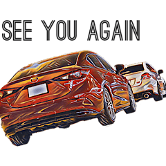 [LINEスタンプ] 車のつぶやき3