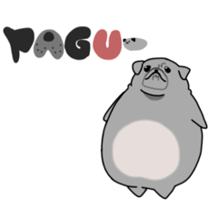 [LINEスタンプ] パグスタ(ずちゃ