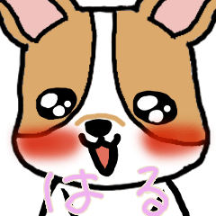 [LINEスタンプ] ジャックラッセルテリアのはる