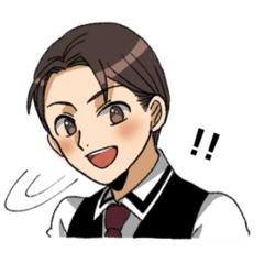 [LINEスタンプ] Stickers of Blue  Bottle College