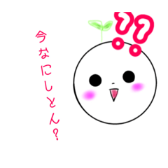 [LINEスタンプ] しろたまちゃん。