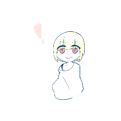 [LINEスタンプ] 白っぽいあの子