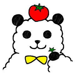 [LINEスタンプ] お団子犬 ぽぽ