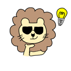 [LINEスタンプ] ライオンちゃん①