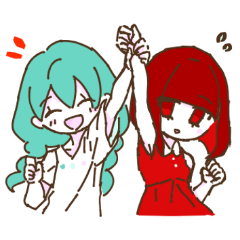 [LINEスタンプ] ゆるふわ みんとちゃん＆ちょこちゃん 2