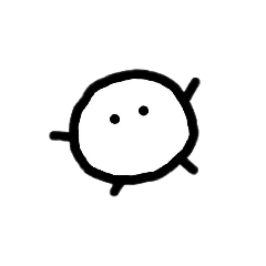 [LINEスタンプ] かわいい石ころ。