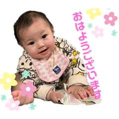 [LINEスタンプ] WAKOちゃん 1歳ver