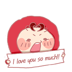 [LINEスタンプ] 可愛いフーディー