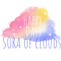 [LINEスタンプ] HAPPY DAYS  SORA of cloudsの画像（メイン）