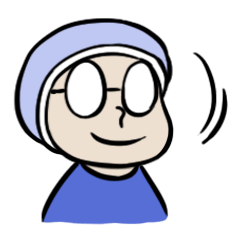 [LINEスタンプ] メガネと帽子の基本スタンプ