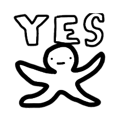 [LINEスタンプ] 遠くを見る人